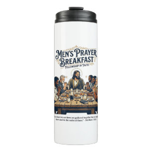 Jesus Mens Group Brotherhood Retreat T-Shirt Inspi Thermal Tumbler