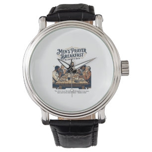 Jesus Mens Group Brotherhood Retreat T-Shirt Inspi Watch