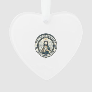 Jesus Mental Health Affirmations T-Shirt Inspirati Ornament