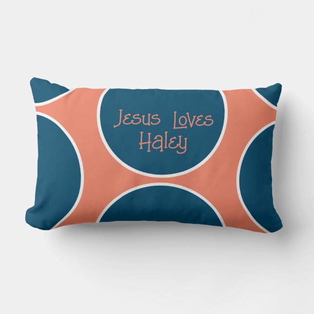 Jésus mignon t'aime Coussin (Recto)