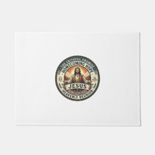 Jesus Military Spouse Waiting Wife T-Shirt Inspira Doormat