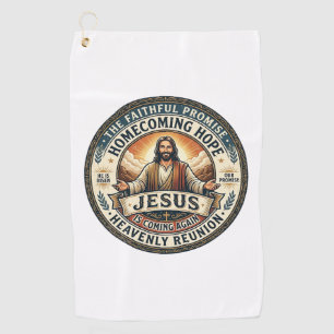Jesus Military Spouse Waiting Wife T-Shirt Inspira Golf Towel