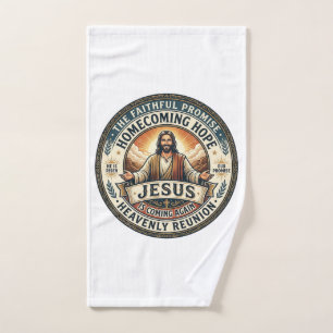 Jesus Military Spouse Waiting Wife T-Shirt Inspira Hand Towel