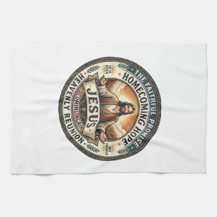 Jesus Military Spouse Waiting Wife T-Shirt Inspira Kitchen Towel