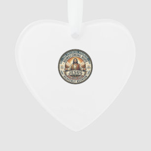 Jesus Military Spouse Waiting Wife T-Shirt Inspira Ornament