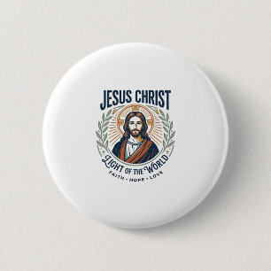 Jesus Modest Fashion Feminine Values T-Shirt Inspi 2 Inch Round Button