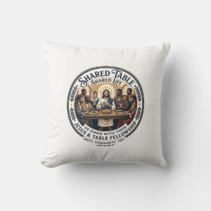 Jesus Moms Group Womens Bible Study Vintage Shirt Throw Pillow