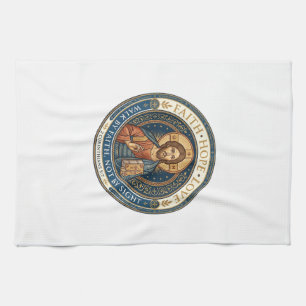 Jesus Monastic Contemplative Spirituality Graphic Kitchen Towel