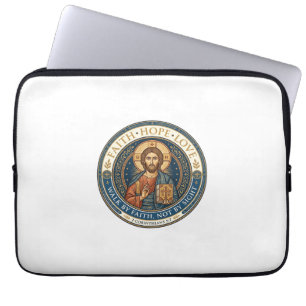 Jesus Monastic Contemplative Spirituality Graphic Laptop Sleeve