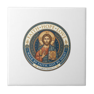 Jesus Monastic Contemplative Spirituality Graphic Tile