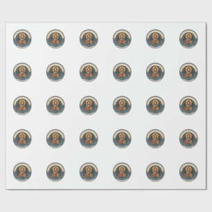 Jesus Monastic Contemplative Spirituality Graphic Wrapping Paper