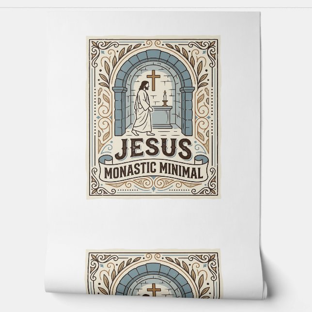 Jesus Monastic Minimal Jesus Monastic Minimal Chri Wallpaper (Unrolling)