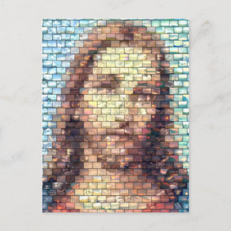 Jesus montage postcard