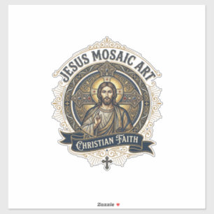 Jesus Mosaic Art Jesus Mosaic Art Christian Faith 