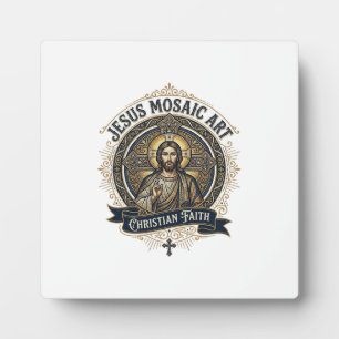 Jesus Mosaic Art Jesus Mosaic Art Christian Faith Plaque