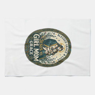 Jesus Motherhood Micro Identities Shirt Faith Base Kitchen Towel