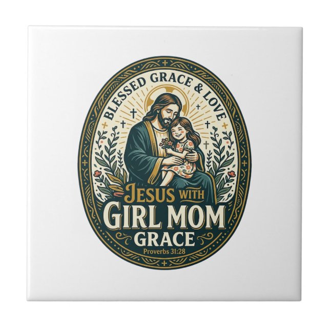 Jesus Motherhood Micro Identities Shirt Faith Base Tile (Front)
