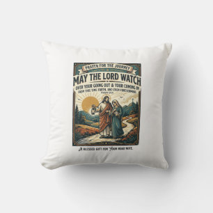 Jesus Motorcycle Club Spouse T-Shirt Inspirational Throw Pillow