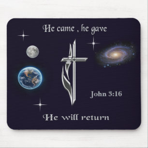 Jesus Mouse Pad