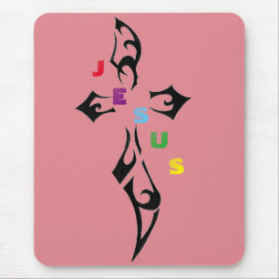 jesus mouse pad