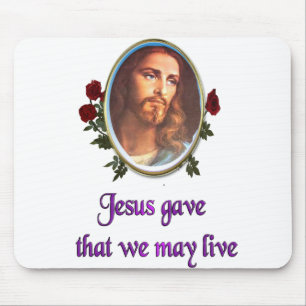 Jesus  mouse pad