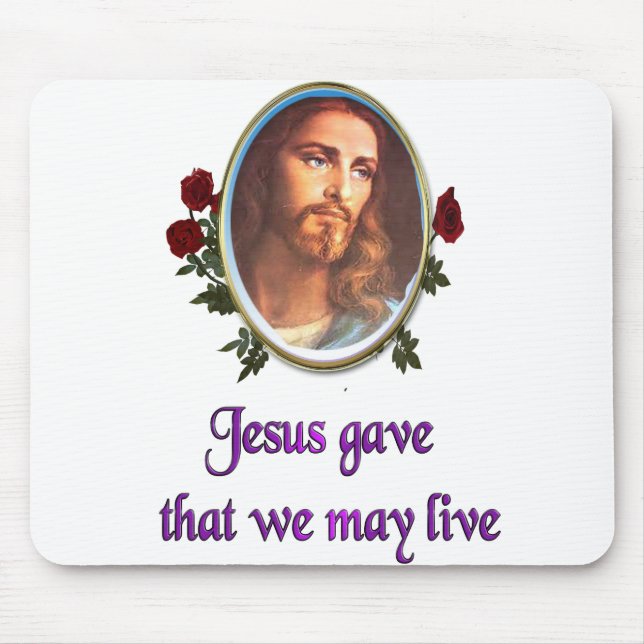 Jesus  mouse pad (Front)