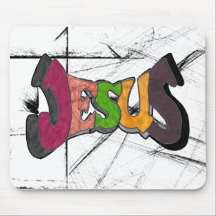 Jesus Mouse Pad
