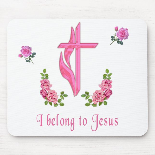 Jesus Mouse Pad (Front)