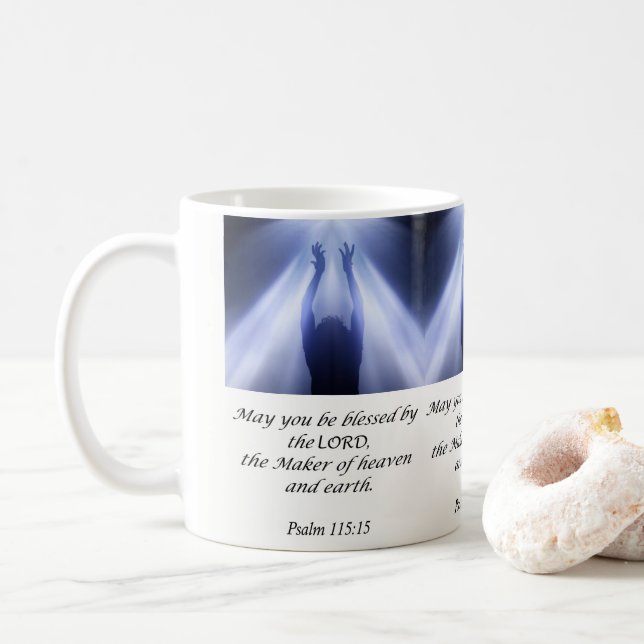 Jesus Mug Psalm 115:15 (With Donut)