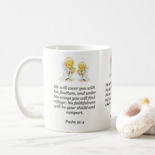 Jésus Mug Psaume 91:4