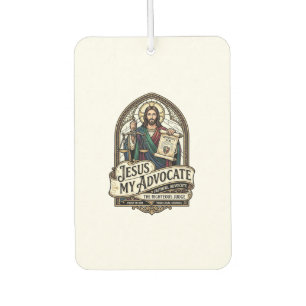 Jesus My Advocate Jesus Courtroom Advocate Christi Air Freshener