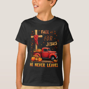 Jesus My Favourite Season Fall Christian Thanksgiv T-Shirt