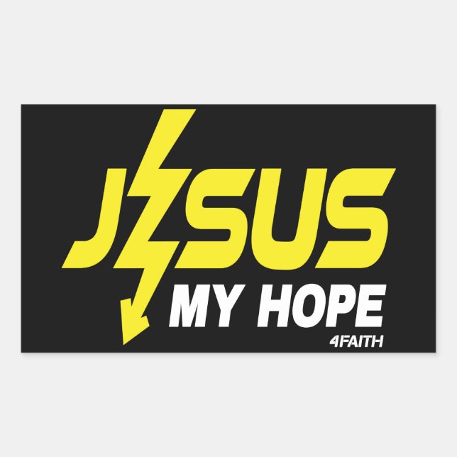 Jesus my Hope Sticker (Front)