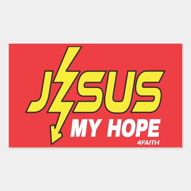 Jesus my Hope Sticker (Front)