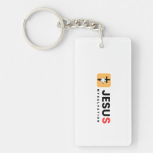 Jesus My Salvation Keychain