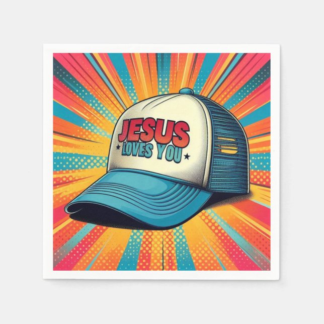 Jesus napkins! napkin (Front)