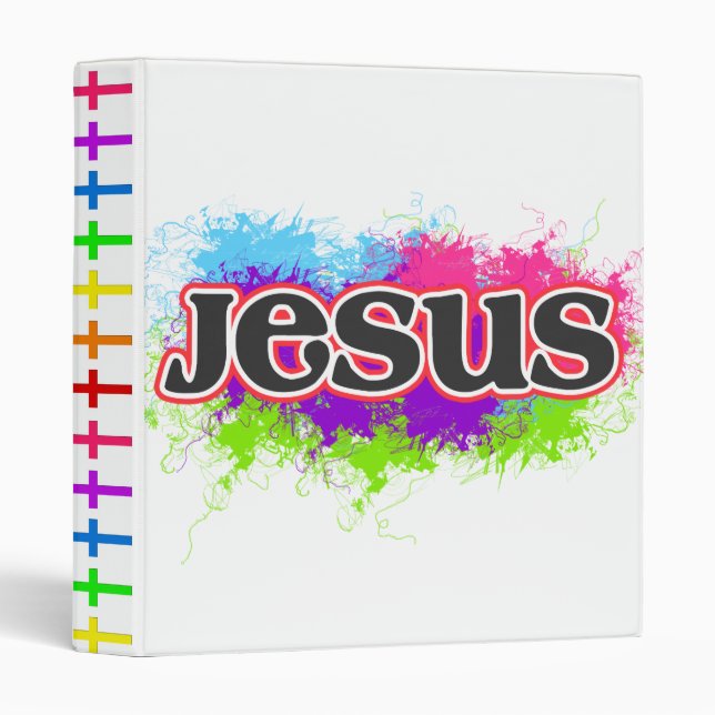 Jesus Neon Static Binder (Front/Spine)