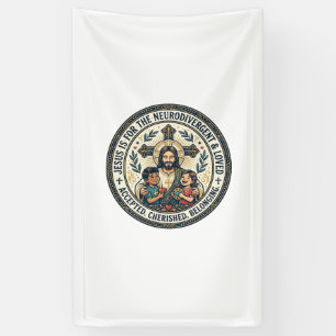 Jesus Neurodivergent Encouragement T-Shirt Inspira Banner