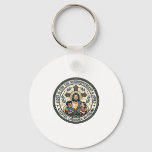 Jesus Neurodivergent Encouragement T-Shirt Inspira Keychain