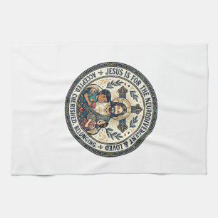 Jesus Neurodivergent Encouragement T-Shirt Inspira Kitchen Towel