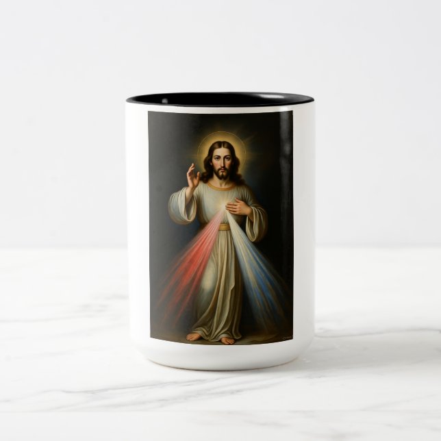 Jesus of the Divine Mercy Coffee Mug (Center)