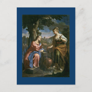Jesus Offers Living Water Postcard