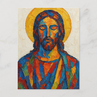 Jesus Oil Painting (Ver. 1) Postcard