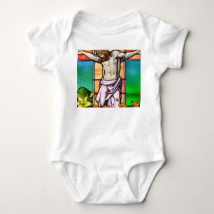 Jesus on the Cross Baby Bodysuit