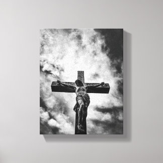 Jesus on the Cross – Faith and Redemption Canvas   Print