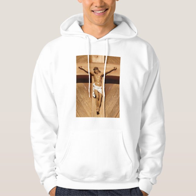 Jesus on the Cross Hoodie (Front)