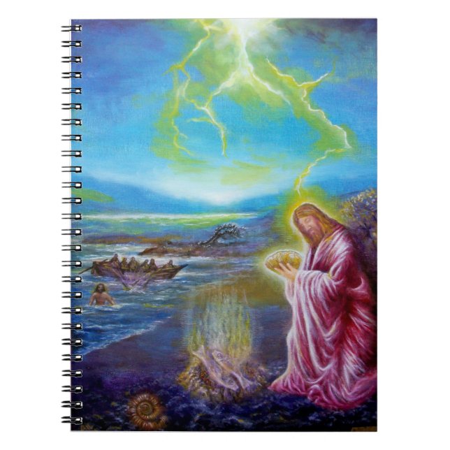 JESUS ON THE SEASHORE ,St John 21 Notebook (Front)