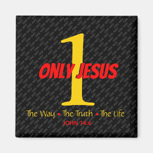 JESUS   One Way Truth Life   EASTER Christian Magnet