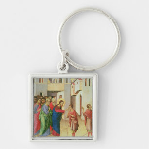 Jesus Opens the Eyes of a Man Born Blind, 1311 Keychain