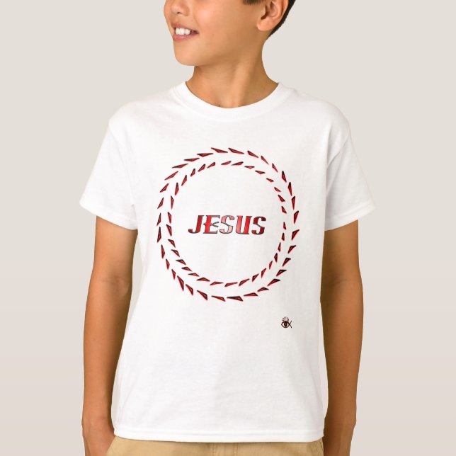 Jesus Optical Illusion T-Shirt (Front)